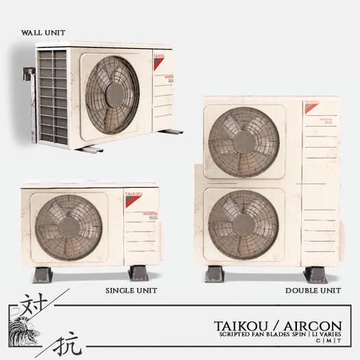 taikou / aircon units (boxed)