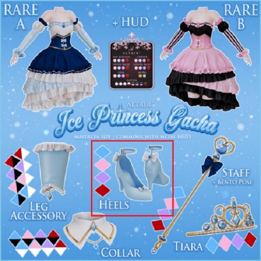 ALTAIR* crystal heels .violet.