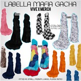 .: Vive x Merch :. LaBella Mafia Long Coats - Black - RARE