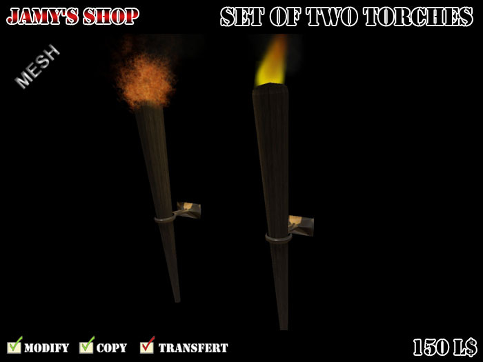 Set of 2 Torches