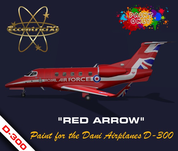 ~EXi~ Paint D- 300 Phenom (Red Arrows)
