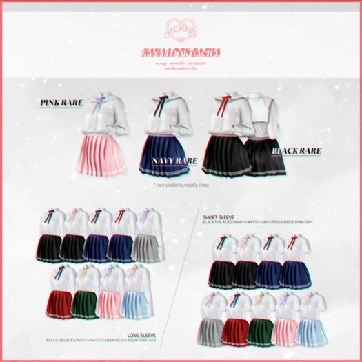 CHU-ING. Kana Look. Pink RARE