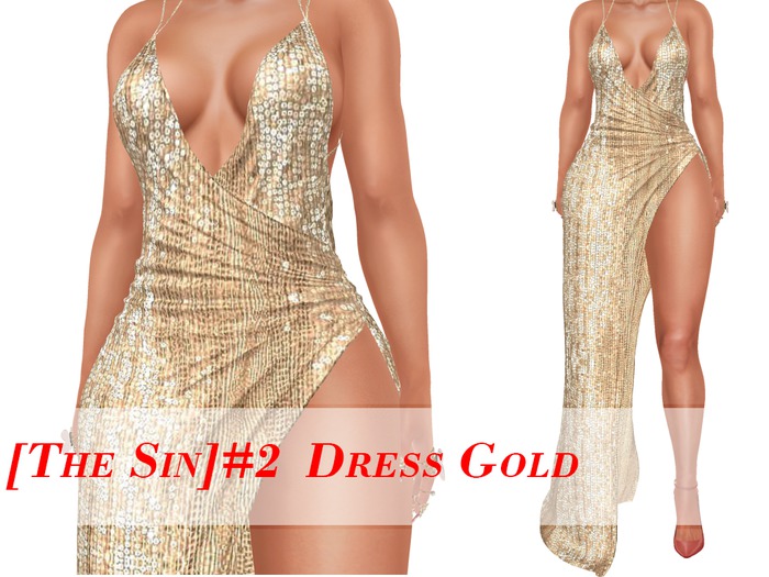 [The Sin] #2 Dress Gold