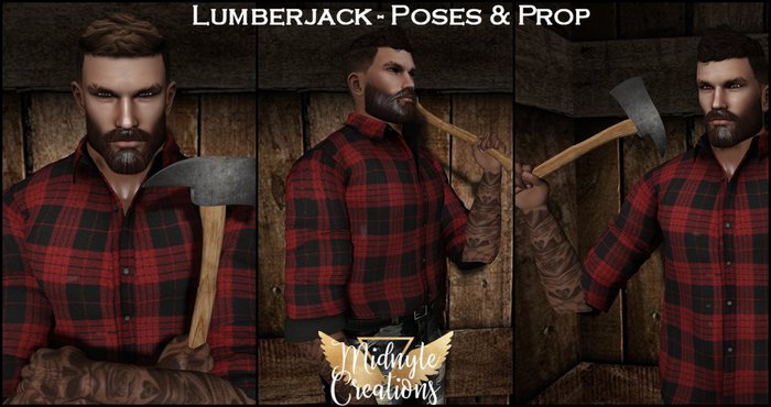 Lumberjack poses
