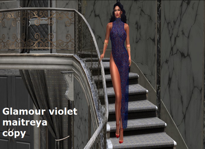 Glamour violet maitreya
