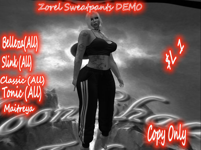 ZOREL SWEATPANTS DEMO