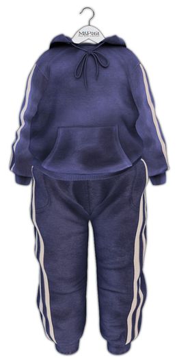 [M] Bebe Y & YC Raphael Sweatsuit (Fitted) - Azul