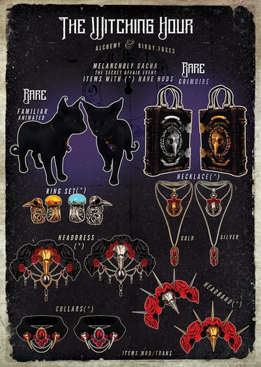 Birdy (Foxes) - Melancholy Beaded Rose - Silver [box]