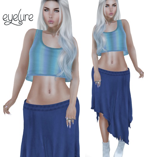 Eyelure Boho Skirt   Stone