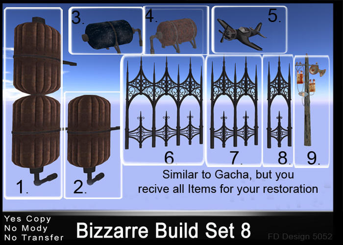 Bizzarre Build Set 8 in Box