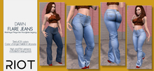 RIOT / Dawn Flare Jeans - Fatpack | Maitreya / Belleza / Slink / Legacy