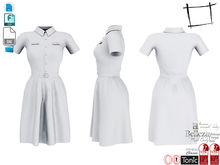 Dae Obj FBX For Shirt Waist Dress Slink, Maitreya, Ocacin Voluptuous, Belleza, Tonic