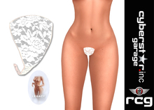 Women's - C-String - White Transparent Lace - LEGACY Only