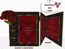 BMC341 - HAPPY VALENTINE'S DAY CARD.