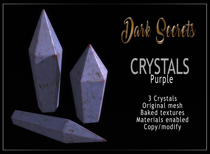 Dark Secrets - Crystal  Purple - Add box