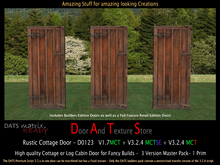 Fabulous Medieval Cottage Door Medieval Door , Log Cabin Door, Barn Door with premium Door scripts D0123