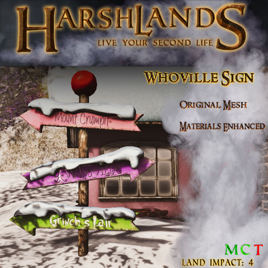 [HL] Whoville Sign (BOX)