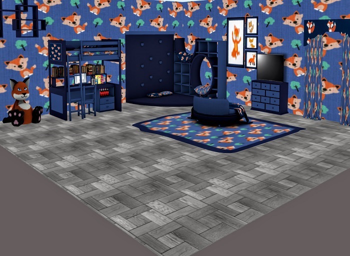 <<TONY>> Foxxy Fox Teen Room set
