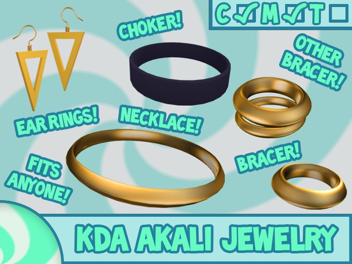 [Minty Fresh] KDA Akali Jewelry (BOX)