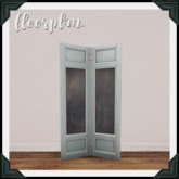 floorplan. chalkboard door divider / french blue [box]