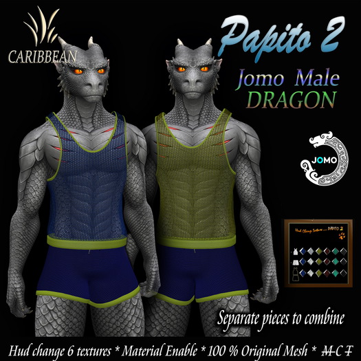 JOMO PAPITO2 DRAGON  (BOX wear me)
