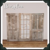 floorplan. door backdrop / rustic [box]