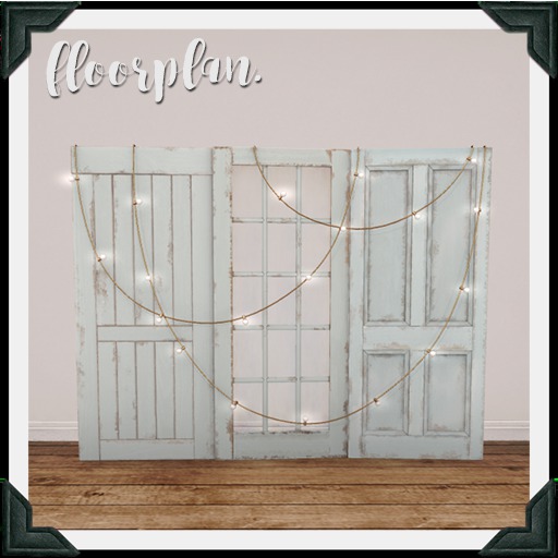 floorplan. door backdrop / french blue [box]