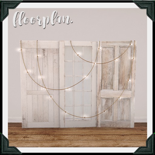 floorplan. door backdrop / white [box]
