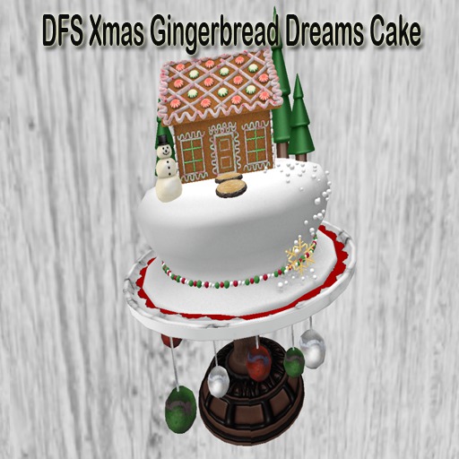 DFS Xmas Gingerbread Dreams Cake