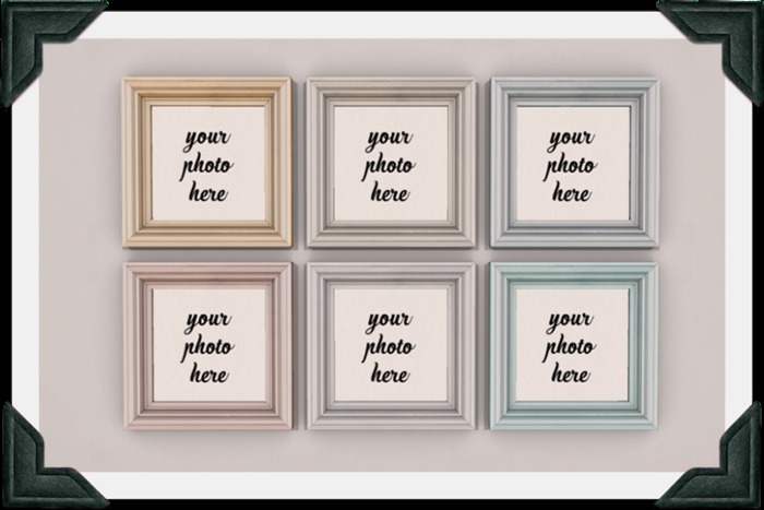 floorplan. embellished square frame / light [box]