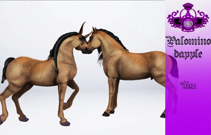 ^^*DBD*^^ Teeglepet/av palomino dapple