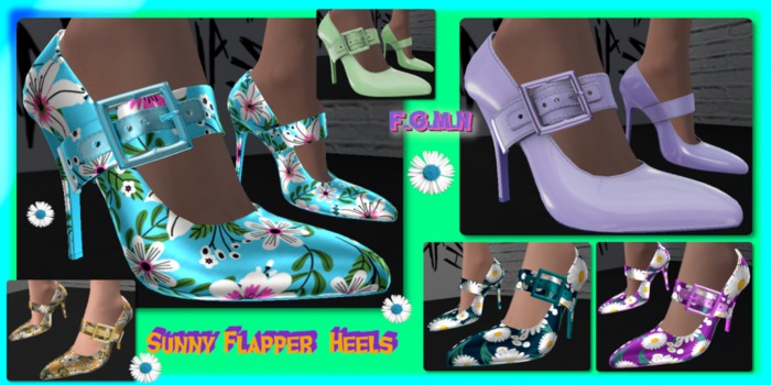 F.G.M.B/Sunny Flapper  Heels/mid