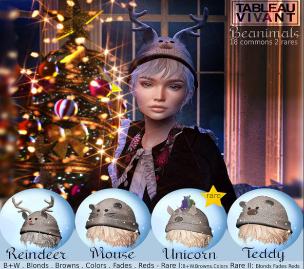 Tableau Vivant // Beanimals - Mouse - Reds