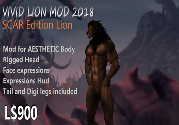 VIVID AESTHETIC SCAR Lion Avatar MOD