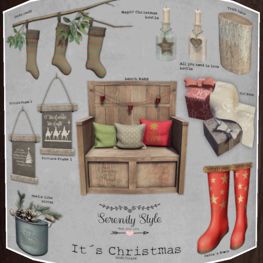 Serenity Style-It`s Christmas - Gift Boxes