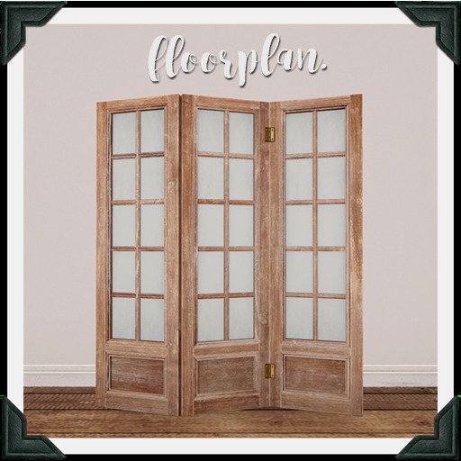 floorplan. french door divider / wood [box]