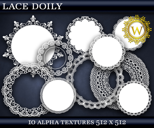 Lace Doily White