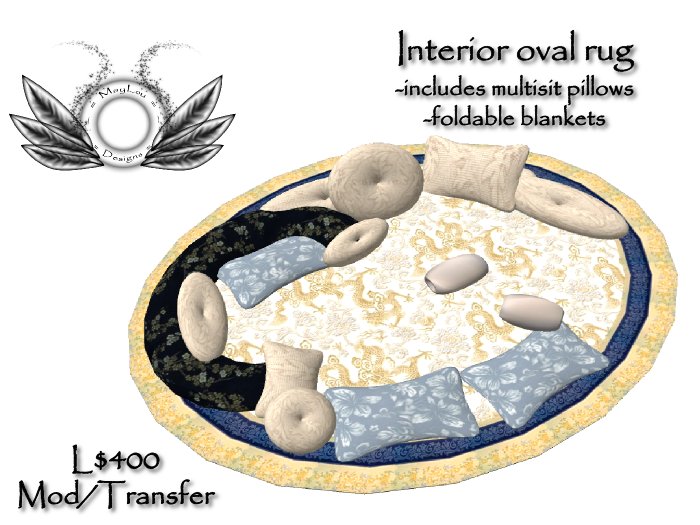 MayLou Designs - Interior oval rug