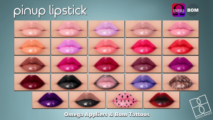 *Booty's Beauty* [OMEGA & BOM] Pinup Lips
