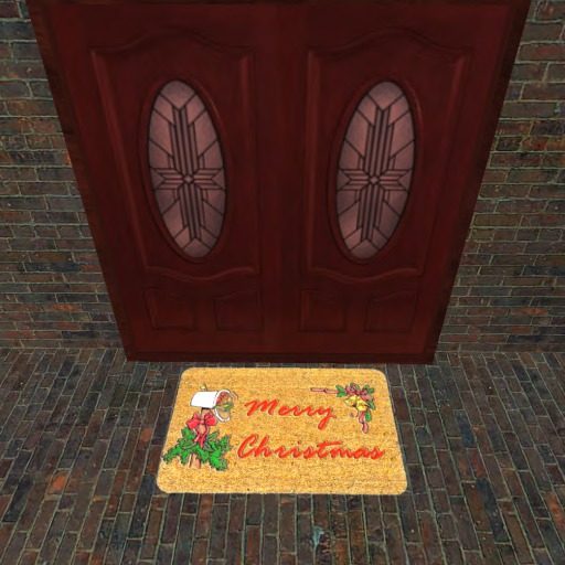 Second Life Marketplace Christmas Doormat by Linn LRC