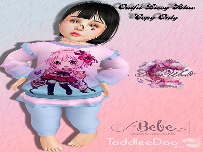 (SW) Outfit Lissy Blue TDB/BEBE
