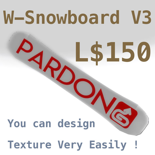 [D-Ros.]SnowBoardV3 TextureCangeable