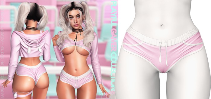 Spoiled - Playful Gamer Shorts Polly Pocket Pink