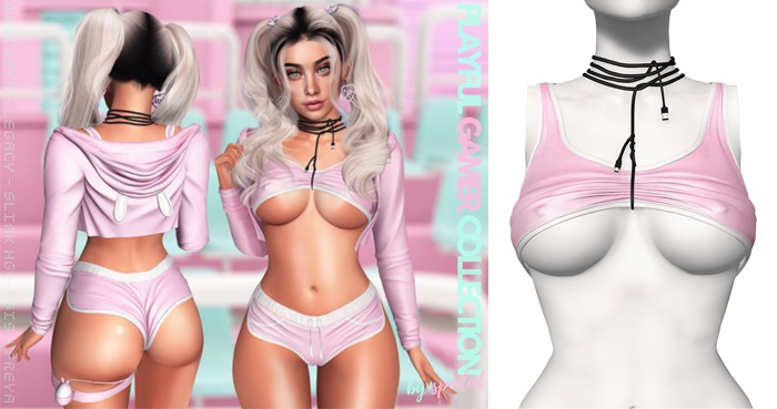 Spoiled - Playful Gamer Top Polly Pocket Pink
