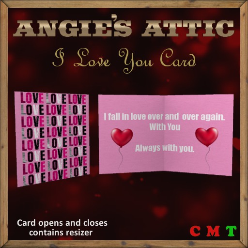 AA - Love Card - Marquee Pink