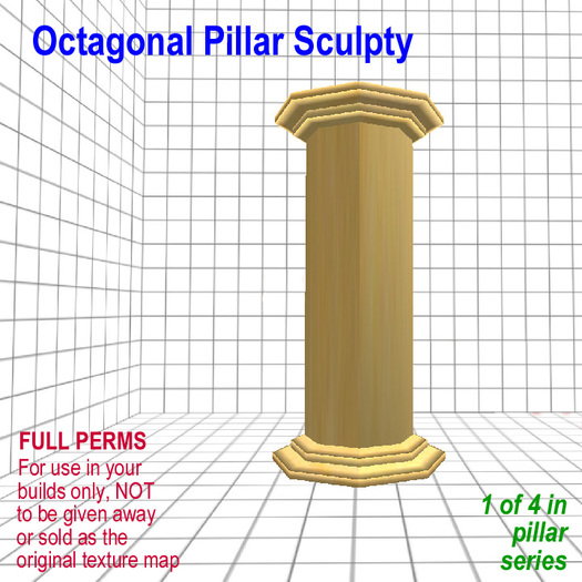 Pillar 01 Sculpty Map Full Perms