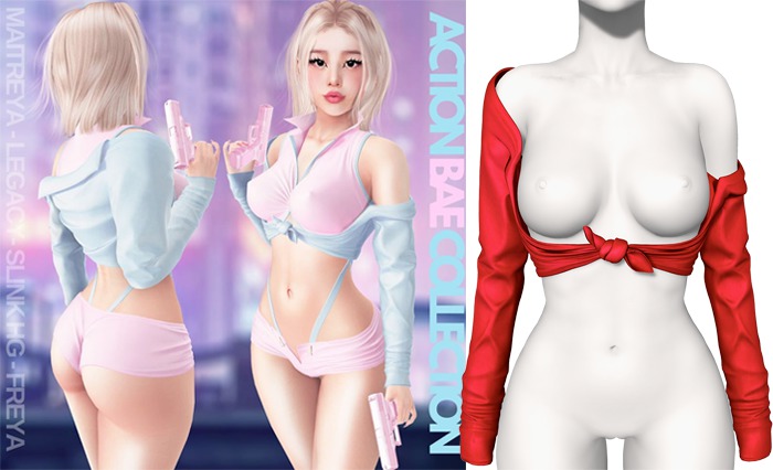 Rebelpill - Action Bae Jacket Red