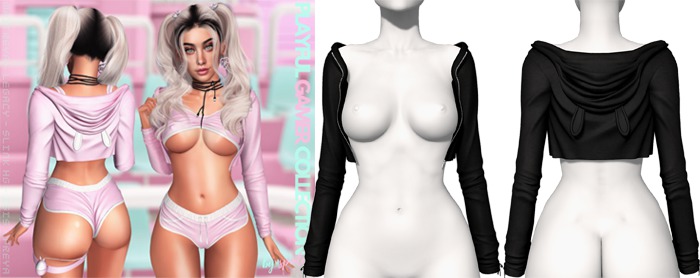 Spoiled - Gamer Bunny Hoodie Black
