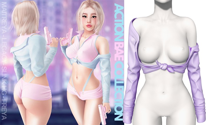 Rebelpill - Action Bae Jacket Purple