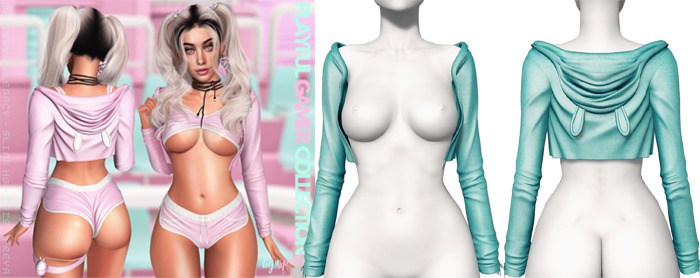 Spoiled - Gamer Bunny Hoodie Mint